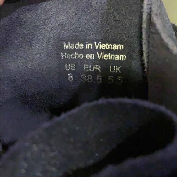 Aldo indigo blue suede lace up and zip up boots - Picture 7 of 9